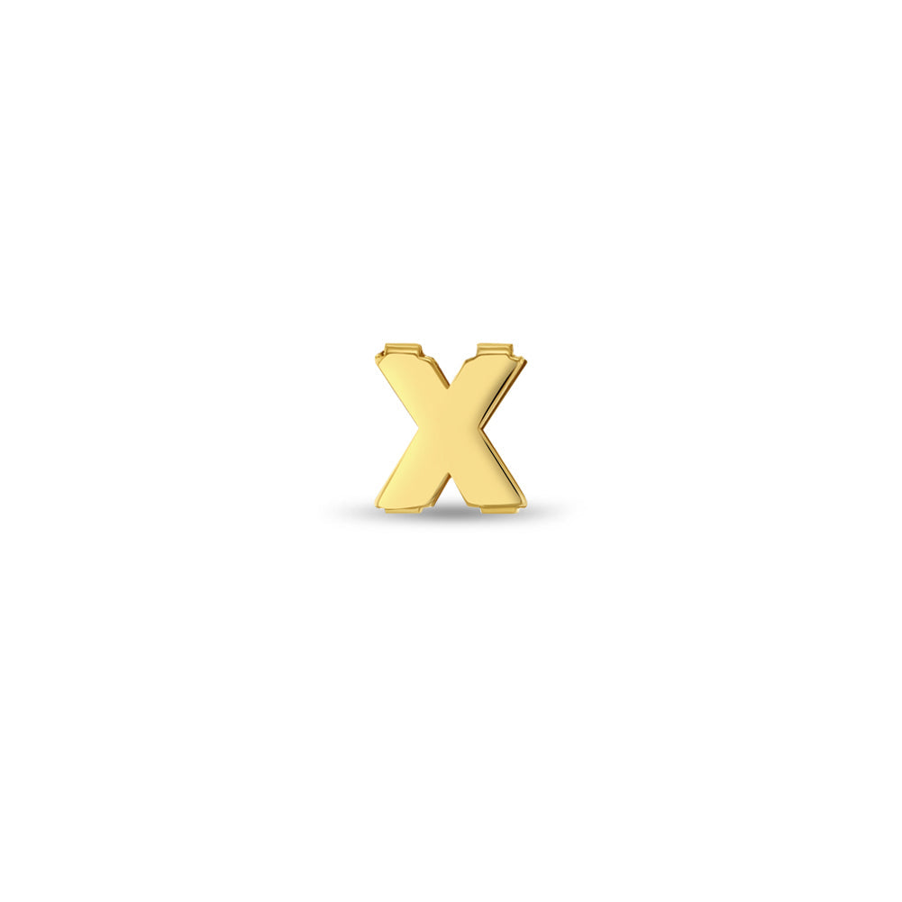 14k Gold Initial Letter Charm Kids / Children's / Girls for Charm Bracelet