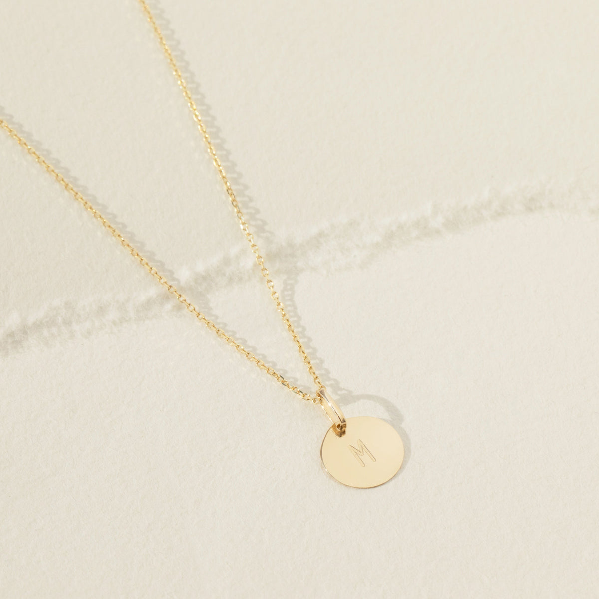 14k Gold Petite Engravable Circle Kids / Children's / Girls for Charm Bracelet