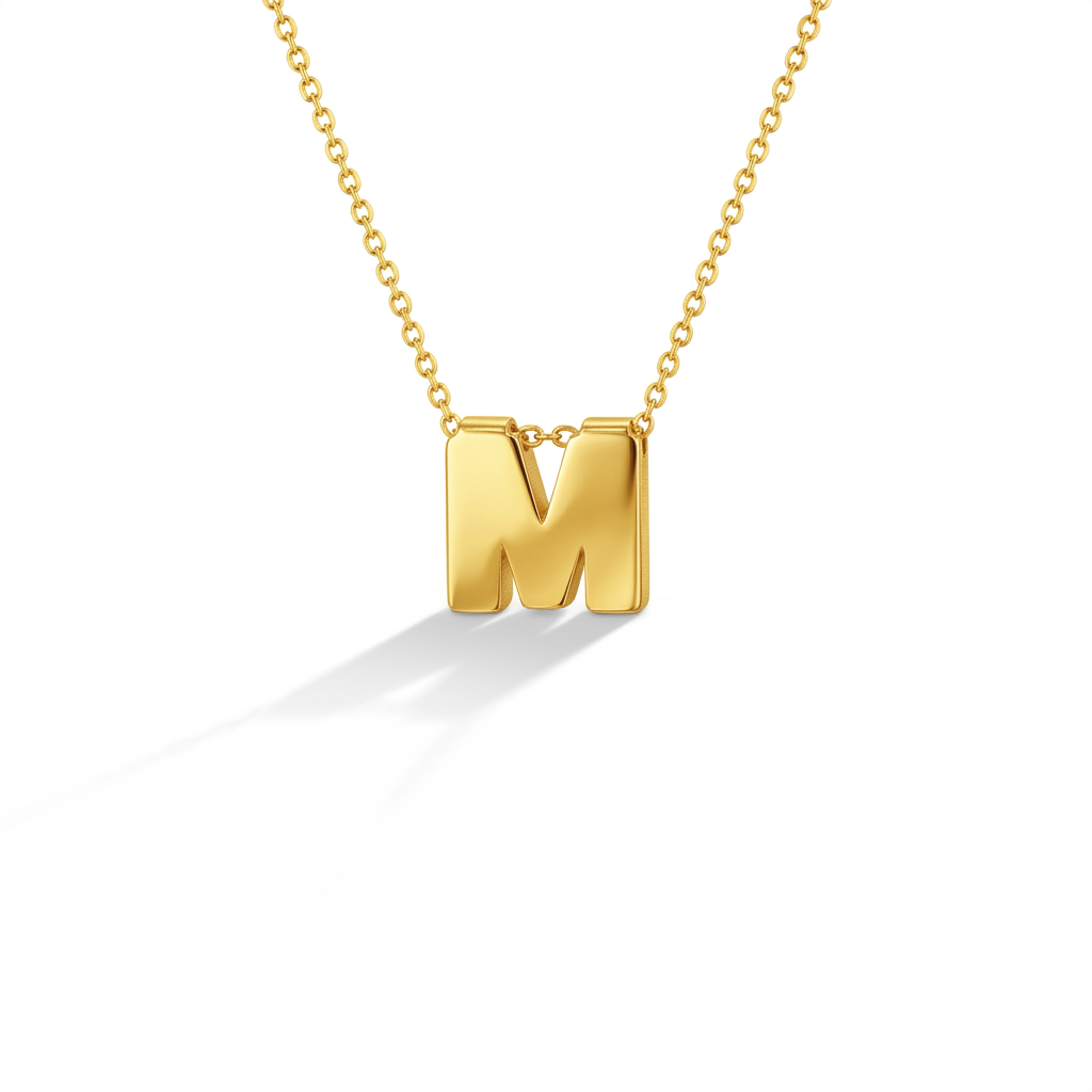 14k Gold Initial Letter Charm Kids / Children's / Girls Pendant