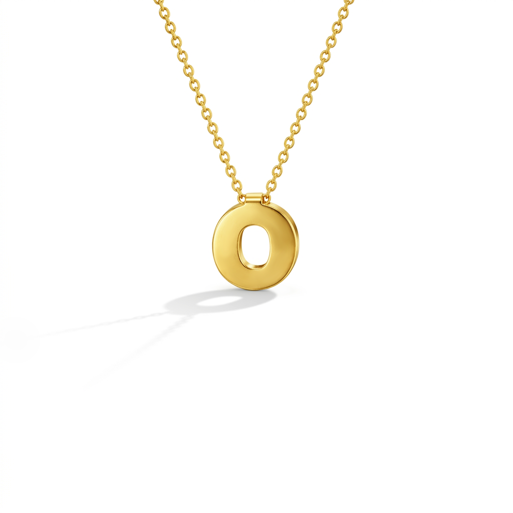 14k Gold Initial Letter Charm Kids / Children's / Girls Pendant