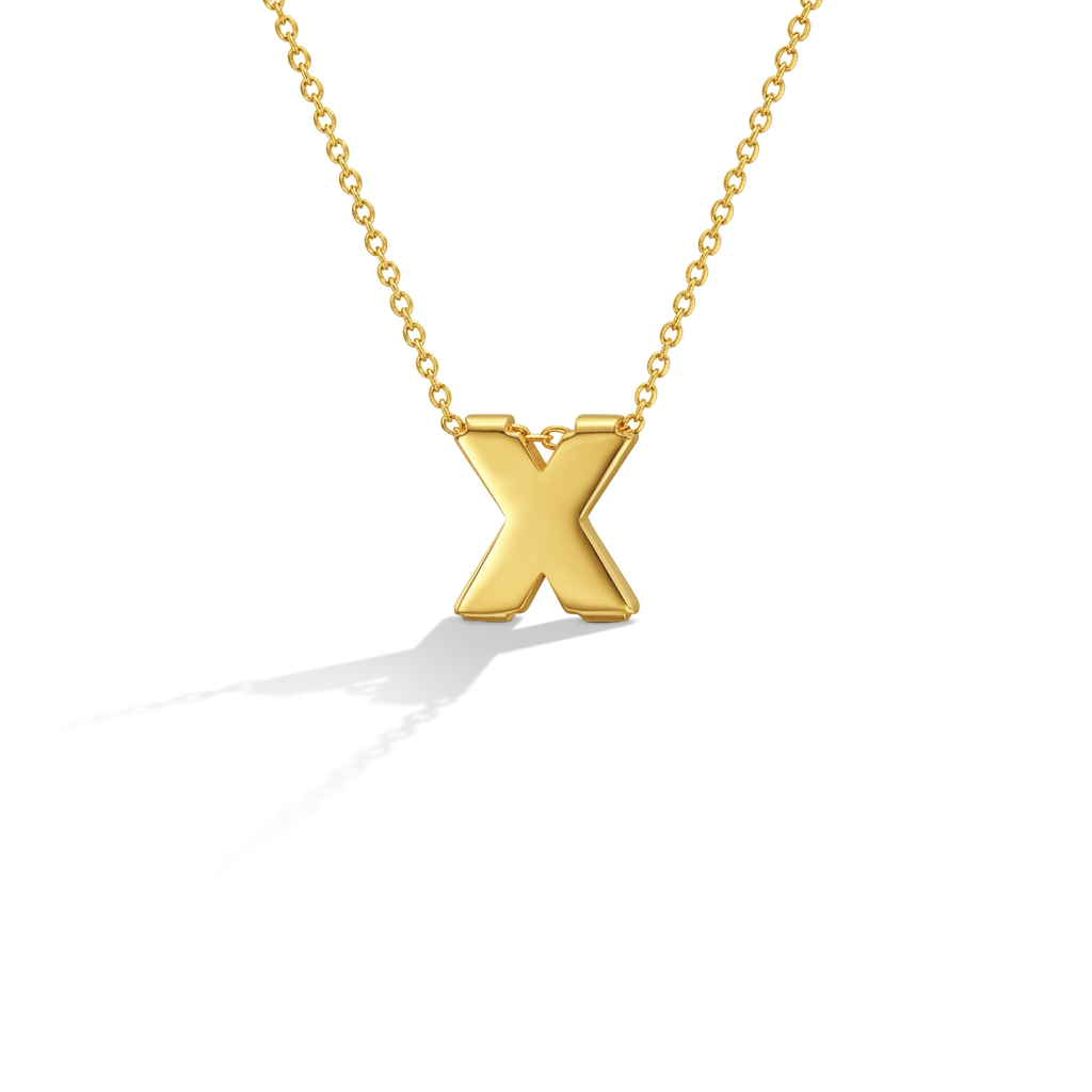 14k Gold Initial Letter Charm Kids / Children's / Girls Pendant