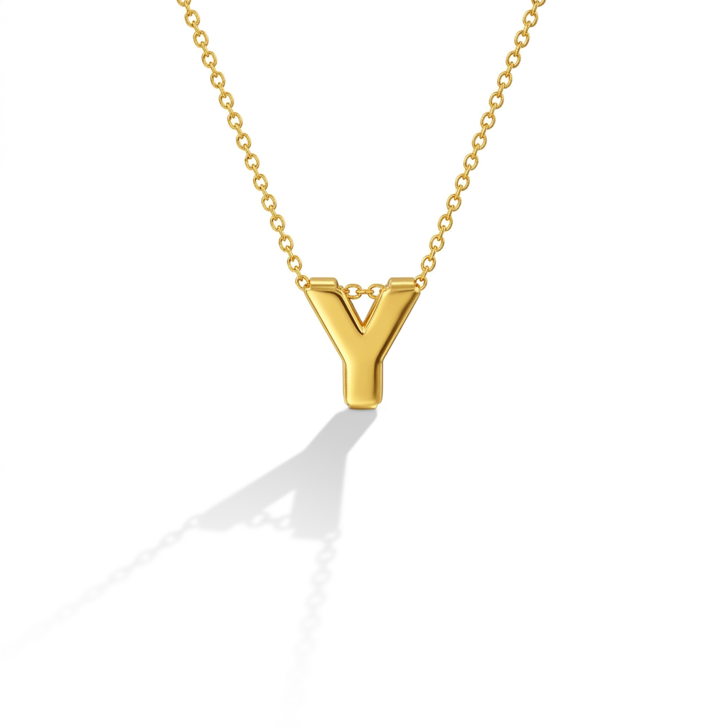 14k Gold Initial Letter Charm Kids / Children's / Girls Pendant