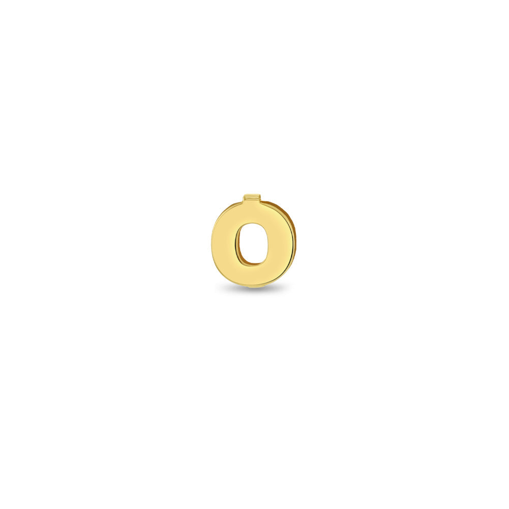 14k Gold Initial Letter Charm Kids / Children's / Girls for Charm Bracelet