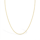 18k Gold Classic 1mm Link 12"-16" Baby / Kids Chain