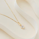 14k Gold Glimmering Clear CZ Heart Kids / Children's / Girls for Charm Bracelet