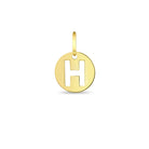 14k Gold Round Initial Letter Kids / Children's / Girls for Charm Bracelet