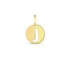 14k Gold Round Initial Letter Kids / Children's / Girls for Charm Bracelet