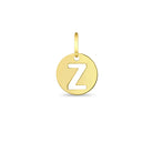 14k Gold Round Initial Letter Kids / Children's / Girls for Charm Bracelet