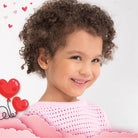 14k Gold Princess Heart Pink Kids / Children's / Girls Earrings Safety Screw Back