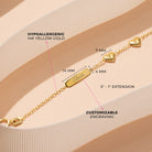 14k Gold 5"- 6" Engravable Puffed Heart Baby / Toddler / Kids Bracelet