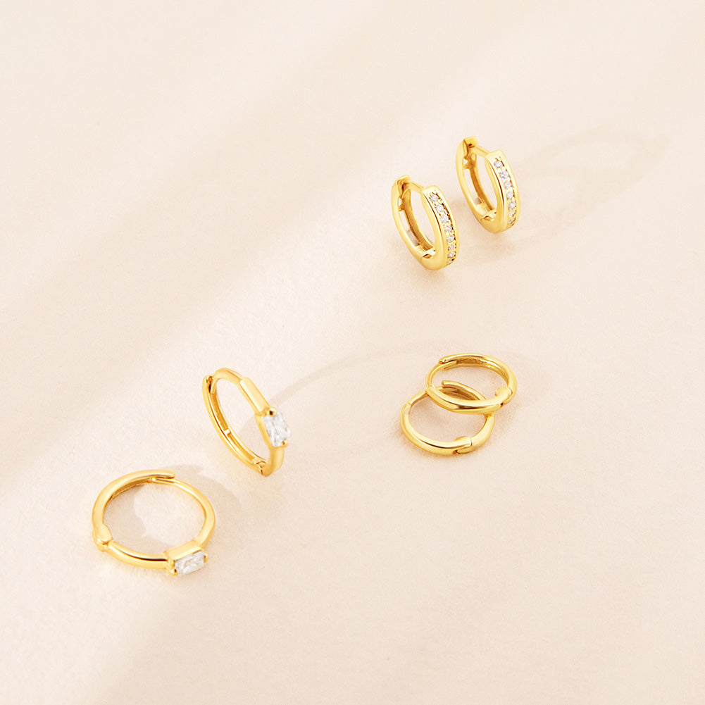 14k Gold The Perfect Tiny Hoop Baby / Toddler / Kids Earrings Hoop