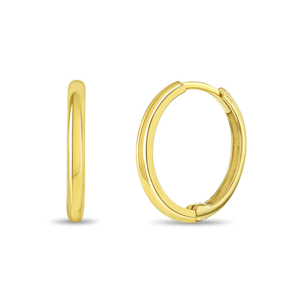 14k Gold The Perfect Tiny Hoop Baby / Toddler / Kids Earrings Hoop