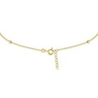 14k Gold Simple Polished Satellite 16" Kids / Teen Necklace