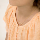 14k Gold Freshwater Pearl Strand 16" Kids / Teen Necklace