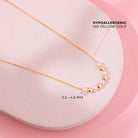 14k Gold Freshwater Pearl Strand 16" Kids / Teen Necklace