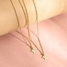 14k Gold Cross CZ Chain Kids / Children's / Girls Necklace
