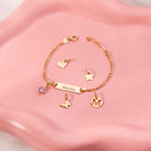 14k Gold Tiny Polished Butterfly Kids / Children's / Girls for Charm Bracelet