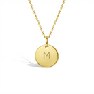 14k Gold Petite Classic Circle Toddler / Kids / Girls Pendant