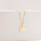 14k Gold Round Initial Letter Kids / Children's / Girls for Charm Bracelet