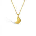 14k Gold Polished Moon Kids / Children's / Girls Pendant