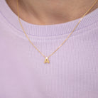 14k Gold Initial Letter Charm Kids / Children's / Girls for Charm Bracelet