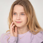 14k Gold Initial Letter Charm Kids / Children's / Girls Pendant