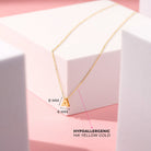 14k Gold Initial Letter Charm Kids / Children's / Girls Pendant