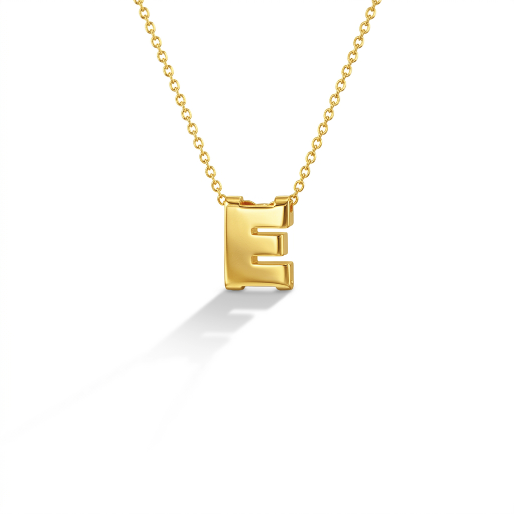14k Gold Initial Letter Charm Kids / Children's / Girls Pendant