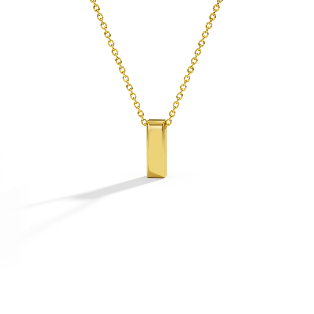 14k Gold Initial Letter Charm Kids / Children's / Girls Pendant