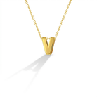 14k Gold Initial Letter Charm Kids / Children's / Girls Pendant