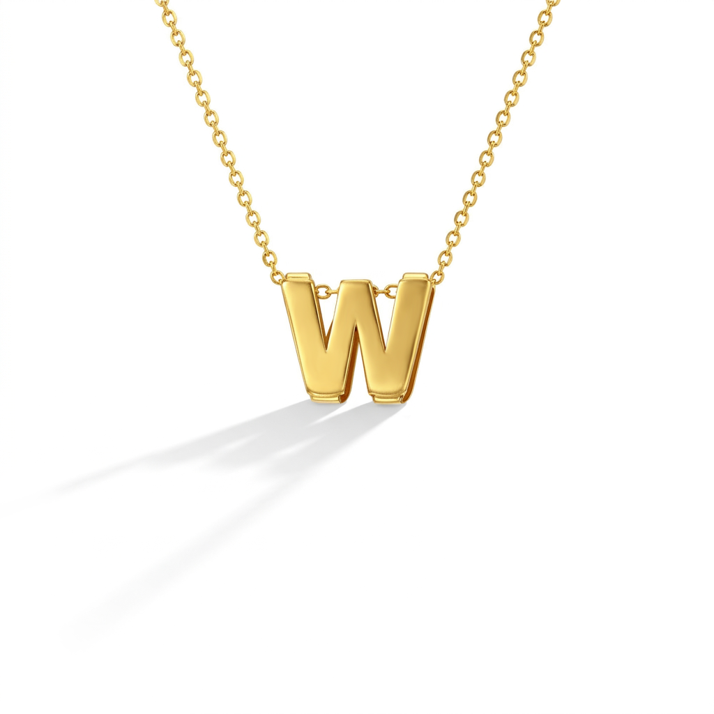 14k Gold Initial Letter Charm Kids / Children's / Girls Pendant