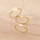 14k Gold Dainty Star Size 3-6 Baby / Toddler / Kids Ring