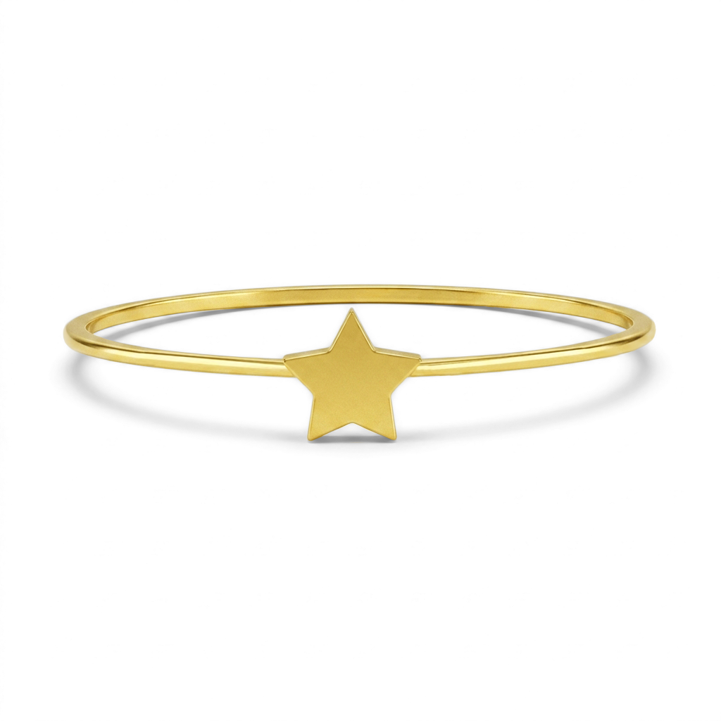 14k Gold Dainty Star Size 3-6 Baby / Toddler / Kids Ring