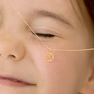 18k Gold Classic 1mm Link 12"-16" Baby / Kids Chain